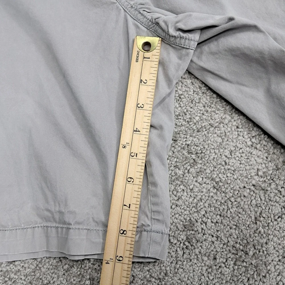 Marc‎ Anthony Mens Gray 100% Cotton Flat Front Chino Shorts Size 40